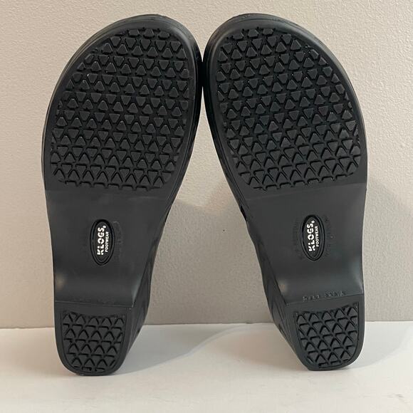 Klogs Women's Salem Clogs Work Shoes Leather Platform Slip Resistant 7.5 M Black - Picture 7 of 12